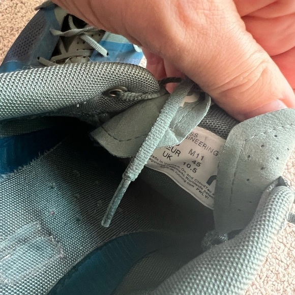 On Cloud 5 Mens Size 11 Blue Mesh Athletic Running Walking Gym Sneakers Shoes - Picture 7 of 7